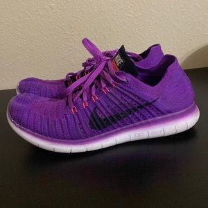 Nike Free RN Flynit Purple Running Shoes
